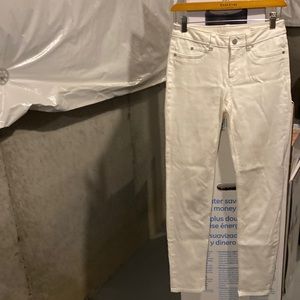 Cream denim skinny jeans Vince Camuto